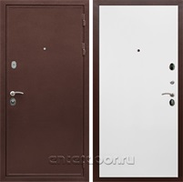 Входная металлическая дверь Армада Престиж сталь 3 мм Гладкая (Медный антик / Белый матовый)