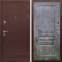 Входная металлическая дверь Армада Престиж сталь 3 мм ФЛ-243 (Медный антик / Бетон темный)