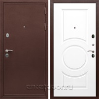 Входная металлическая дверь Армада Престиж сталь 3 мм ФЛ-016 (Медный антик / Белый матовый)