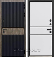 Входная металлическая дверь Luxor MX-6 Лайн Сатин белый