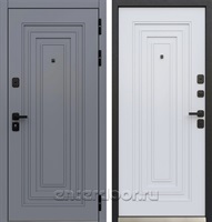 Входная металлическая дверь Luxor MX-1 Классика (Графит софт / Эмалит белый)