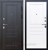 Входная дверь Престиж Классика 3к Классика (Венге / Белый матовый)