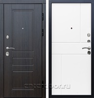 Входная дверь Престиж Классика 3к Горизонт (Венге / Белый матовый)