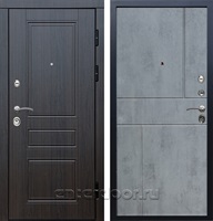 Входная дверь Престиж Классика 3к Горизонт (Венге / Бетон темный)
