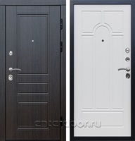 Входная дверь Престиж Классика 3к Арка (Венге / Белое дерево)