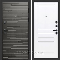 Входная дверь Престиж Ривьера 3к Классика (Венге / Белый матовый)