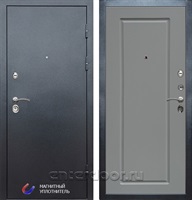 Входная дверь Престиж 3к Гранд (Антик Серебро / Грей софт)