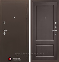 Входная дверь Престиж 3к Марсель (Медный антик / Шоколад)