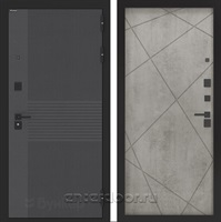 Входная дверь BN-05 панель ФЛ-291 - Бетон серый