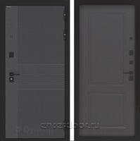 Входная дверь BN-05 панель ФЛ-609 - Графит софт