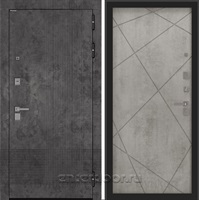 Входная дверь BN-08 панель ФЛ-291 - Бетон серый