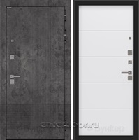 Входная дверь BN-08 панель ФЛ-649 - Белый софт