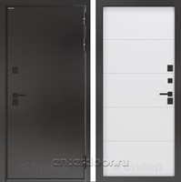 Входная дверь с терморазрывом BN-10 панель ФЛ-649 - Белый софт