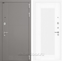 Входная дверь Formo 30 Амстрод (Шато Латте / Белый софт рельеф)
