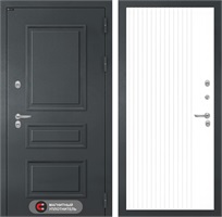 Входная дверь Атлантик Термо 29 Хомс (Графитовый серый RAL 7024 / Белый софт рельеф) Входная дверь Атлантик Термо 29 Хомс (Графитовый серый RAL 7024 / Белый софт рельеф)