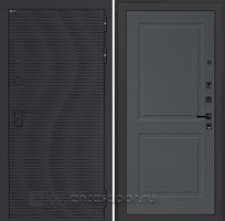 Входная металлическая дверь Лабиринт Volcano 11 (Антрацит софт / Графит софт)