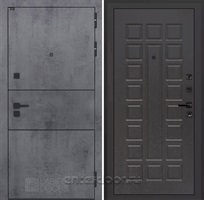 Входная металлическая дверь Лабиринт Инфинити 04 (Бетон темный / Венге)