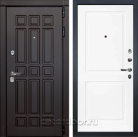 Входная дверь Сенатор 8 №122 (Венге / Белый матовый)