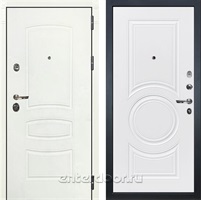 Входная дверь Сенатор 3К №125 (Белая шагрень / Белая шагрень)