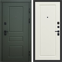 Входная дверь Престиж Классика 3к Гранд (Грин / Слоновая кость)
