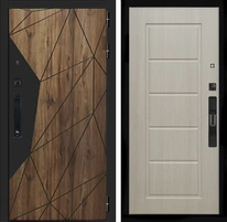 Входная дверь Авангард с умным замком - ФЛ-39 ЭкоДуб для установки в квартиру 29475