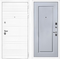Входная дверь Гранд 3к (Белый матовый / ФЛ-119 Силк маус) 29653