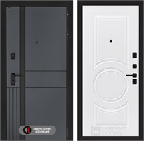 Входная дверь EVOLAB 23 - Белый софт для установки в квартиру 30283