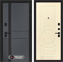 Входная дверь EVOLAB 23 - Шампань софт для установки в квартиру 30284