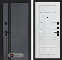 Входная дверь EVOLAB 12 - Белое дерево для установки в квартиру 30295