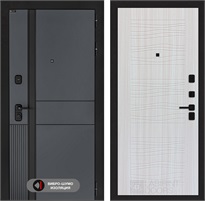 Входная дверь EVOLAB 06 - Сандал белый для установки в квартиру 30299