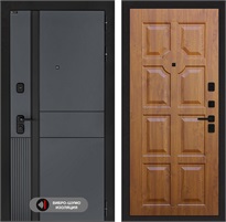 Входная дверь EVOLAB 17 - Золотой дуб для установки в квартиру 30305