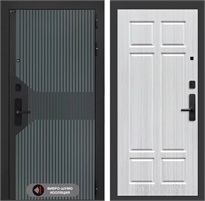 Входная дверь Смартлаб с умным замком - 08 Кристалл вуд для установки в квартиру 30368