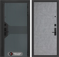 Входная дверь Смартлаб с умным замком - 21 Бетон светлый для установки в квартиру 30375