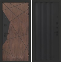 Входная дверь BN-14 панель Хомс - Черный кварц для установки в квартиру 30544