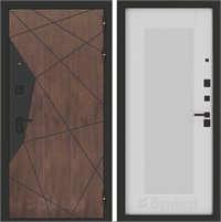 Входная дверь BN-14 панель Амстрод - Белый софт рельеф для установки в квартиру 30545