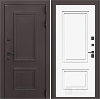 Входная дверь Полярис Термо Лайт №26 - Эмаль RAL 9003 для частного загородного дома и дачи 30642