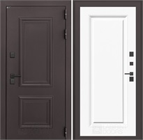 Входная дверь Полярис Термо Лайт №27 - Эмаль RAL 9003 для частного загородного дома и дачи 30643