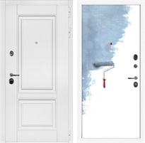 Входная дверь Грейс 3к (Белый матовый / Под покраску) для установки в квартиру 30675