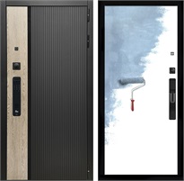 Входная дверь Престиж с умным замком - Под покраску для установки в квартиру 30694