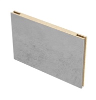 Комплект телескопических доборов с наличниками цвет Бетон светлый для входной двери 30798