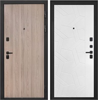 Входная дверь Профит Black ФЛ-306 (Ильм американский / Силк ясень белый) для установки в квартиру 30808