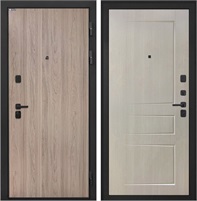 Входная дверь Профит Black ФЛ-638М (Ильм американский / Лиственница беж) для установки в квартиру 30810