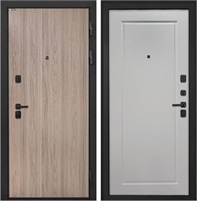 Входная дверь Профит Black ФЛ-642 (Ильм американский / Мэджик шифон белый) для установки в квартиру 30811