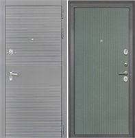 Входная дверь Брайтон Антрацит Грей / ФЛ-295 Пазл грин для установки в квартиру 27418