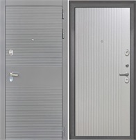 Входная дверь Брайтон Антрацит Грей / ФЛ-566 Чесура светлая установки в квартиру 30828