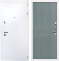 Входная дверь Колизей White ФЛ-326 (Белая шагрень / Монолит Фреско) для установки в квартиру 28878