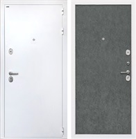 Входная дверь Колизей White (Белая шагрень / Штукатурка графит) для установки в квартиру 30834