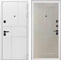 Входная дверь Спарта White панель ФЛ-638М Лиственница беж для установки в квартиру 28864