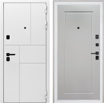 Входная дверь Спарта White панель ФЛ-642 Мэджик шифон белый для установки в квартиру 30855