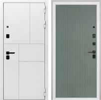 Входная дверь Спарта White панель ФЛ-295 Пазл грин для установки в квартиру 30857